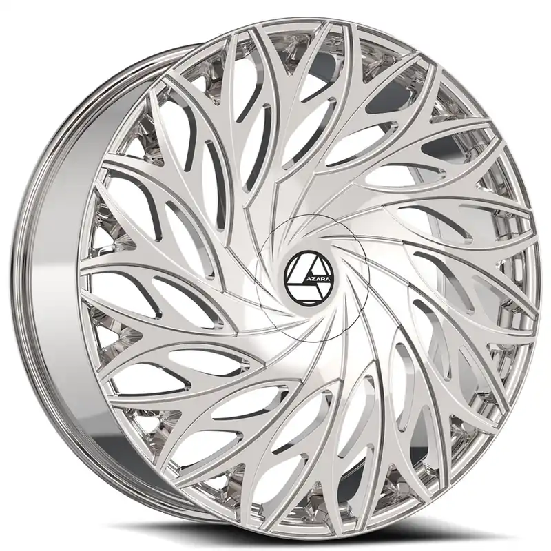 26" Azara Wheels AZA-525 Nano Chrome Rims Reduced Price