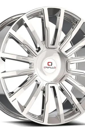 26" Cavallo Wheels CLV-47 Nano Chrome Rims Fast Shipping