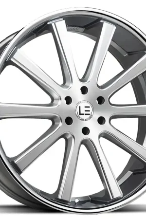 Next Day Delivery 26" Luxxx Alloys Wheels Lux LE13 Brushed Face Milled with SS Lip Rims
