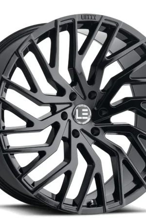In Demand 26" Luxxx Alloys Wheels Lux LE6 Gloss Black Rims