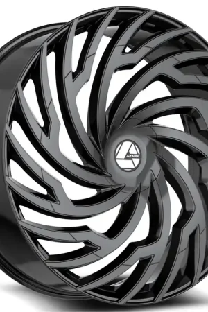 28" Azara Wheels AZA-536 Gloss Black Rims Best Choice
