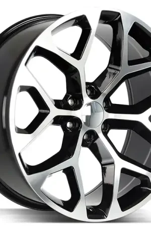 28" Strada Wheels Snowflake Gloss Black Machined OEM Replica Rims Money Back Guarantee