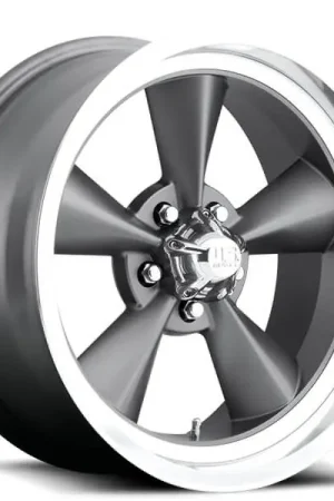 18" U.S. Mags Wheels Standard U102 Textured Gray with Diamond Cut Lip Rims Hassle-Free Returns