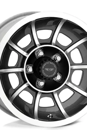 15" American Racing Wheels Vintage VN47 Vector Anthracite Machined Rims Discount