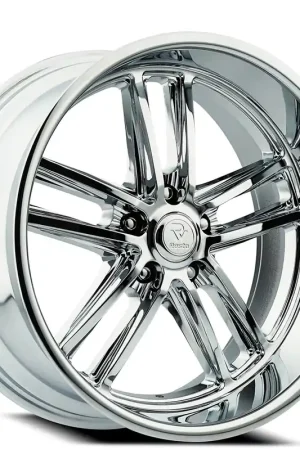 Seasonal Sale 18" Resto Wheel Co R103 Maverick Milled Window and Chrome Plated Rims