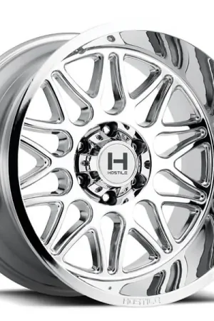 20" Hostile Wheels H111 Blaze Chrome Off-Road Rims Save Now