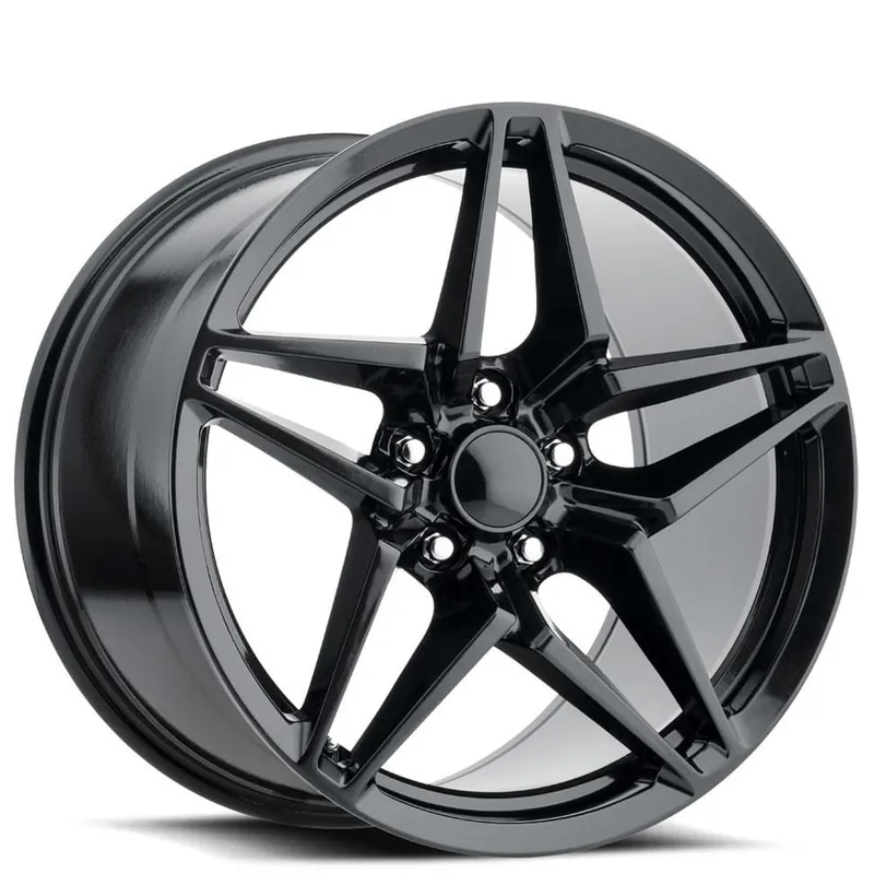 19" Corvette C7 Wheels FR 29 ZR1 Carbon Black OEM Replica Rims Direct From Manufacturer