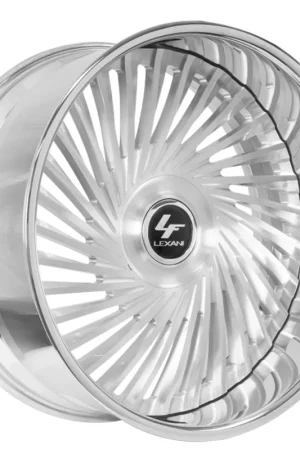 19/20" Lexani Forged Wheels Juicy-XL Brushed Silver Face with Chrome Lip Rims Direct From Manufacturer