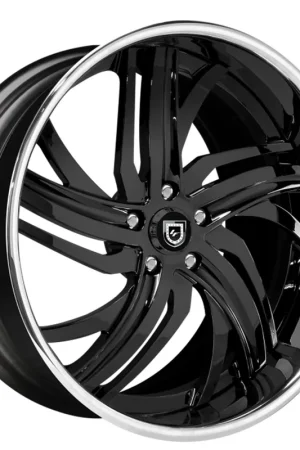 19/20" Lexani Forged Wheels LF-724 Black with Chrome Lip Rims Don’t Miss Out