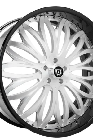 19/20" Lexani Forged Wheels LF-731 Pisces Brushed Face with Black Lip Rims Original