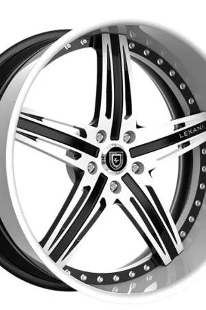 19/20" Lexani Forged Wheels LF-732 Virgo White with Black Accents Rims Big Sale