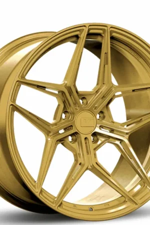 19/20" Variant Forged Wheels Zeno Spun Gold Monoblock Forged Rims Luxury
