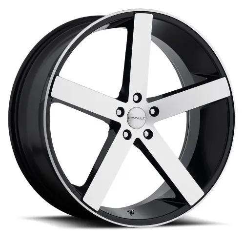 Cavallo CLV-5 5x130 22x9 +41 Gloss Black & Machined Limited Offer