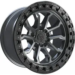 TIS 556AB 5x127 20x9 +0 Anthracite w/ Black Ring Limited Edition