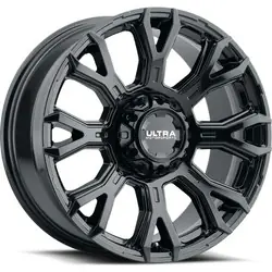 Buy Direct Ultra 123BK Scorpion 6X135/6x139.7 18x9 +01 Gloss Black with Clear Coat