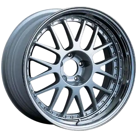 Authentic SSR Professor MS1 5x115 18X9+19 HP Disk Silver