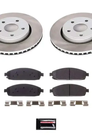 Wholesale Power Stop 05-10 Jeep Grand Cherokee Front Semi-Coated Rotor Kit — PMD Premier Motoring Development