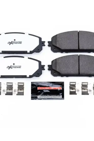 Trusted Brand Power Stop 14-19 Jeep Cherokee Front Z36 Truck & Tow Brake Pads w/Hard — PMD Premier Motoring Development