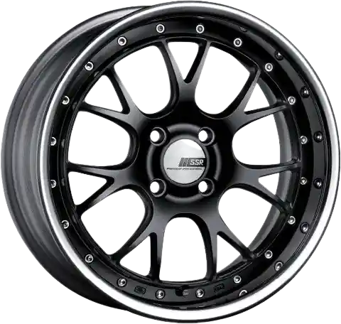 Best Choice SSR Professor MS3R 4x114.3 17X9.5 18 NR Disk Flat Black