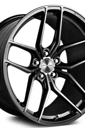 21" Stance Wheels SF03 Gloss Black Tinted Machined Flow Formed Rims Crafted