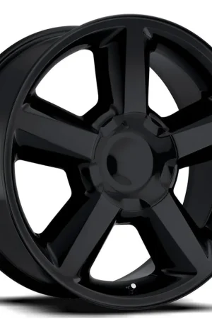 22" Chevy Tahoe Wheels FR 31 Gloss Black OEM Replica Rims Buy Online