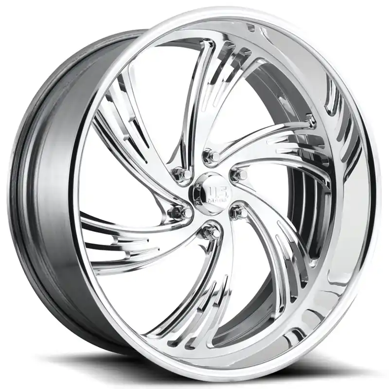 Seasonal Sale 24" U.S. Mags Forged Wheels Outrage 6 US472 Polished Tuckin Series Rims