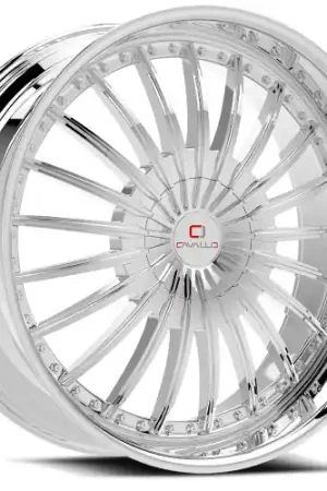 Cavallo CLV-32 5x114.3/5x120 22x8.5 +38 Nano Chrome Limited Edition