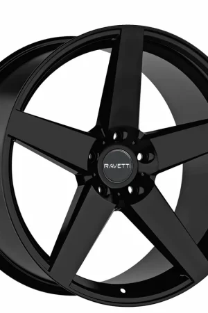 Genuine 20" Ravetti Wheels M13 Full Gloss Black Rims