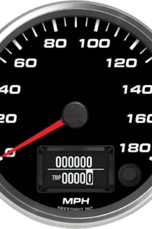 Speedhut Revolution Series 4-Inch Programmable Speedometer; 180 MPH Free Delivery