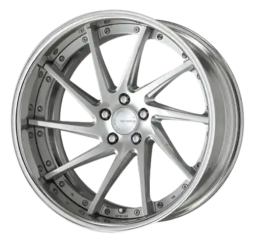 Work Gnosis Cvs 5x108 19x11+0 W Disk Brush Silver Clear Trending