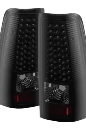 Best Price xTune Chevy Silverado 1500/2500/3500 99-02 LED Tail Lights Black Smoke — PMD Premier Motoring Development