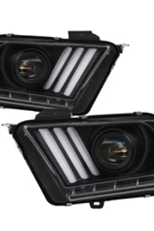 Spyder Ford Mustang 10-13 Projector Headlights - HID Model Only - Blac — PMD Premier Motoring Development Cheap