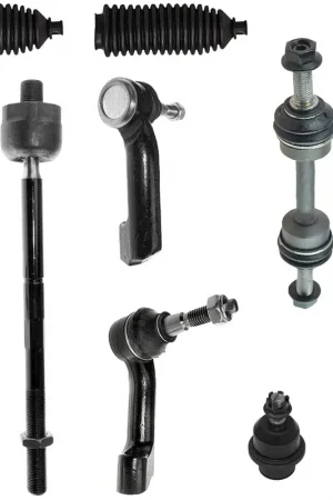10pc Front Tie Rods Sway Bar Links Lower Ball Joints Suspension Kit Low Price