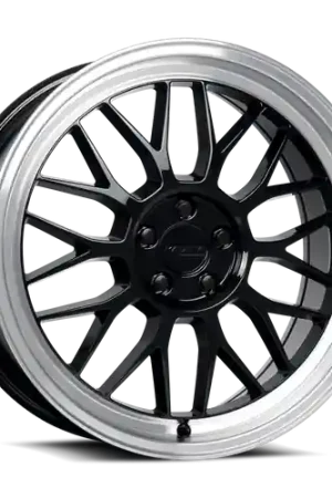 Secure Checkout KATANA RACING KR06 5x108 18x8 +40 Glossy Black Machined Lip