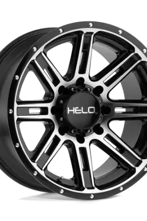 Helo HE900 6X120 18X9 +0 GLOSS BLACK MACHINED Special Discount