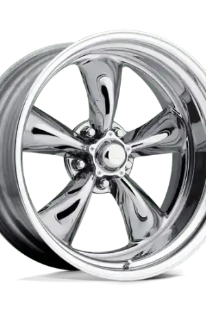 Reduced Price American Racing Vintage VN405 TORQ THRUST II CUSTOM 5X114.3 15X6 -5 TWO-PIECE POLISHED