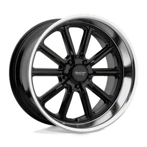 Factory Price American Racing Vintage VN507 RODDER 5X120.65 20X8 0 GLOSS BLACK W/ DIAMOND CUT LIP