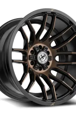XF Off-Road XF-232 5x127/5x139.7 26x14 -76 Satin Black & Bronze Machined Double Dark Tint High Quality