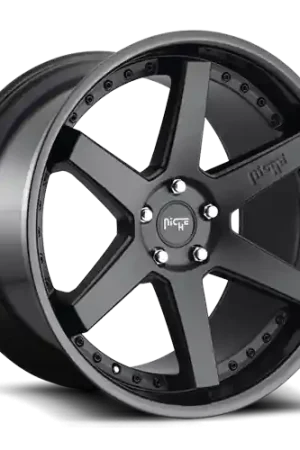 Niche M192 Altair Wheel 18x8.5 5x108 Black 40mm - FREE T-SHIRT INCLUDED! Free Shipping