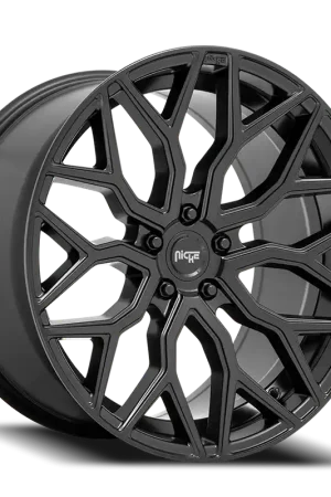 Niche M261 Mazzanti Wheel 20x9 5x108 Matte Black 38mm - FREE T-SHIRT INCLUDED! Special Discount