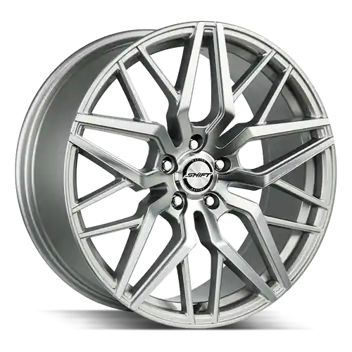 Next Day Delivery Shift Spring 5x120 22x9 +25 Silver Machined