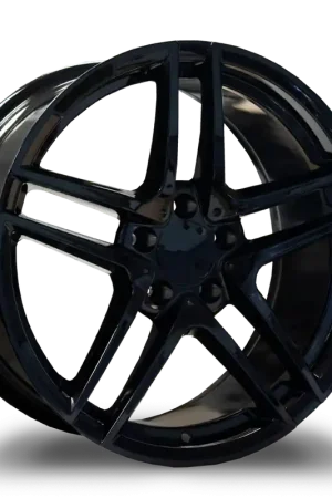 Fast Shipping Replica R8897 Wheel 18x8.5 5x112 Gloss Black 35mm - FREE T-SHIRT INCLUDED!