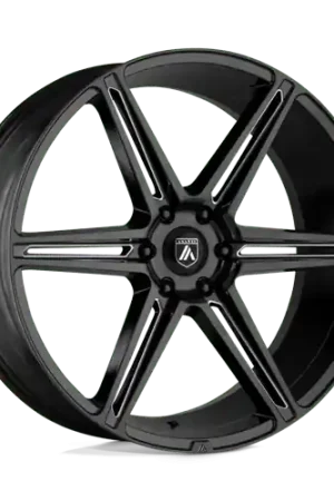 Asanti Black ABL-25 ALPHA 6 6X139.7 22X10 +30 GLOSS BLACK MILLED No Minimum Order