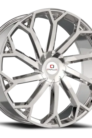 Cavallo Clv-51 Wheel 22x9.5 5x115 & 5x120 Nano Chrome 15mm Last Chance