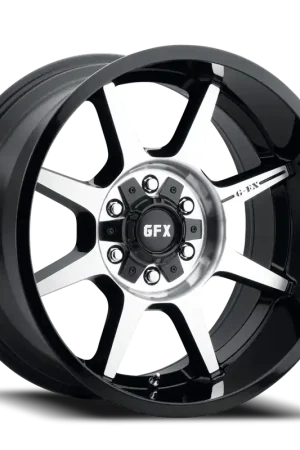 G-Fx Tr31 Wheel 17x9 6x135 & 6x139.7 Gloss Black Machined w/ Milled Ring 18mm Flash Sale