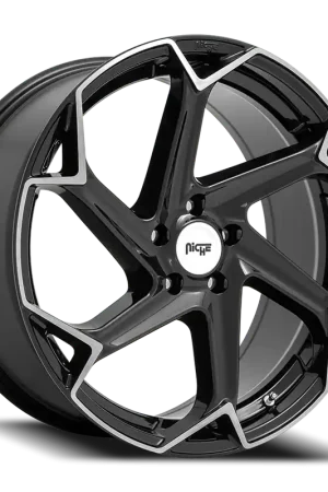 Modern Niche M255 Flash Wheel 20x10.5 5x114.3 Gloss Black Brushed 40mm