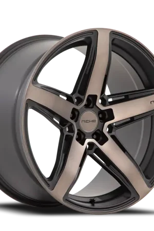 Niche M271 Teramo Wheel 20x10.5 5x114.3 Matte Black Machined With Double Dark Tint 20mm Holiday Sale