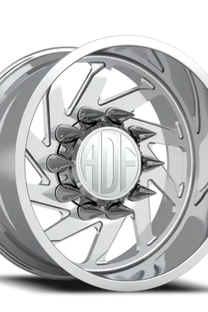 Adf Contractor Right - Wheel 24x12 8x165.1 Polished -40mm - MINIMUM PURCHASE OF 4 - FREE T-SHIRT INCLUDED! Original