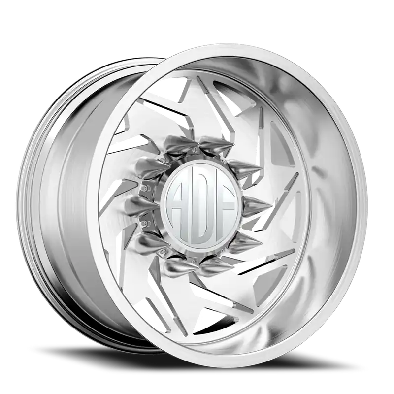Adf Flex Left - Wheel 22x12 6x139.7 Brushed -40mm - MINIMUM PURCHASE OF 4 - FREE T-SHIRT INCLUDED! Free Shipping