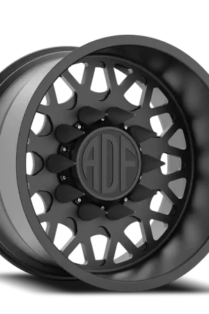 Adf Hot Shot Wheel 22x14 8x165.1 Satin Black -76mm - MINIMUM PURCHASE OF 4 - FREE T-SHIRT INCLUDED! Free Returns